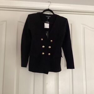 Love Forever Sweater, Size Small, Color Black NWT